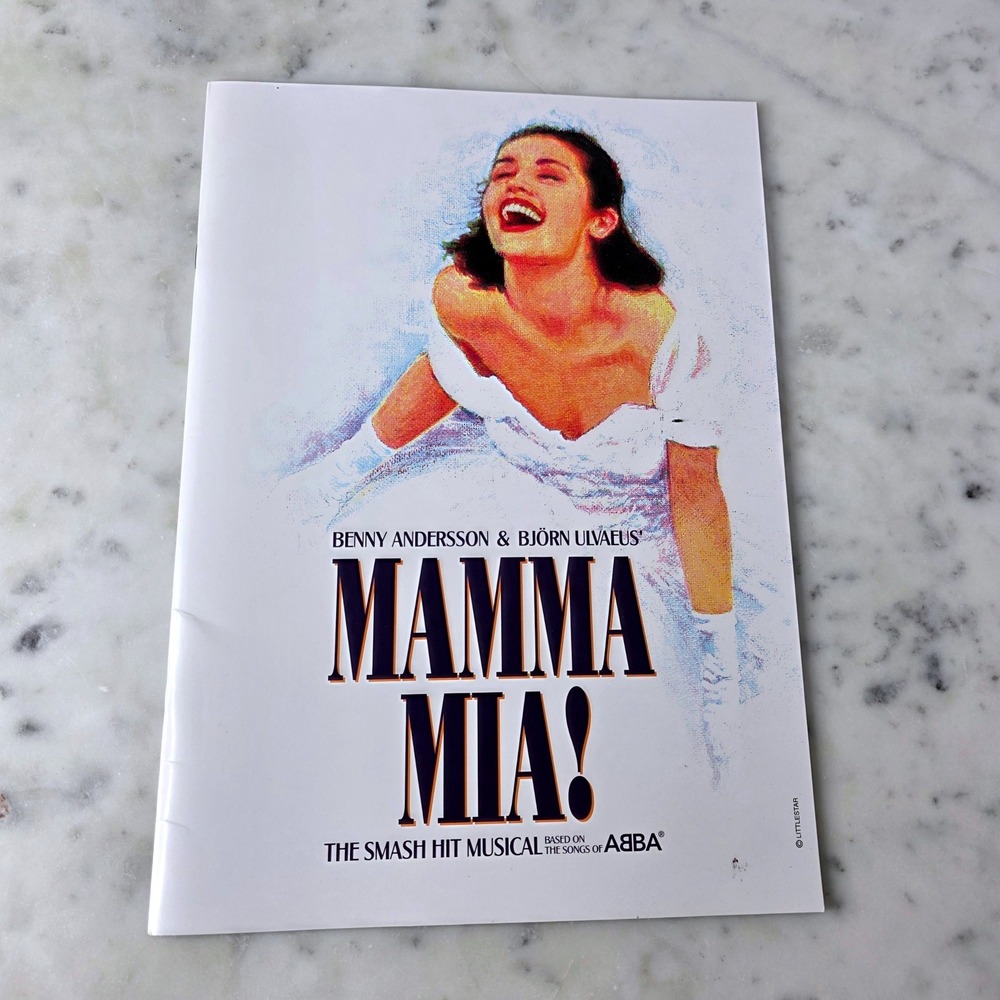 Mamma Mia! Souvenir Brochure Program Book ABBA Musical Theater Little Star 2005